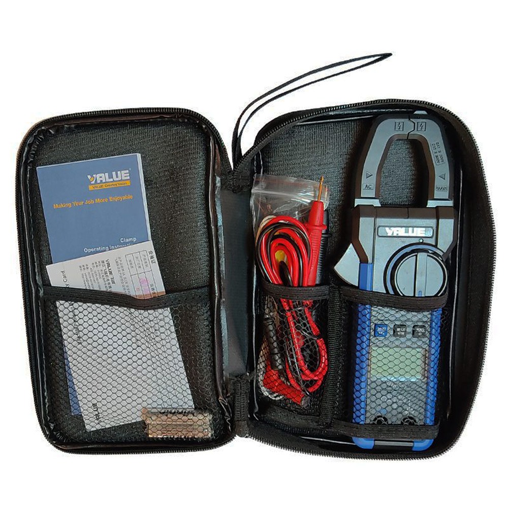 PINZA AMPEROMETRICA CON MULTIMETRO DIGITALE VALUE VMC-1 - immagine 3