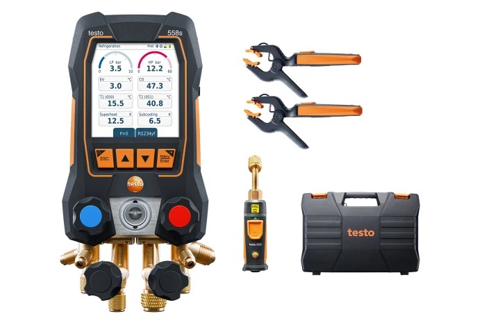 Manifold testo 558 kit: 2 sonde di temperatura BT 115i