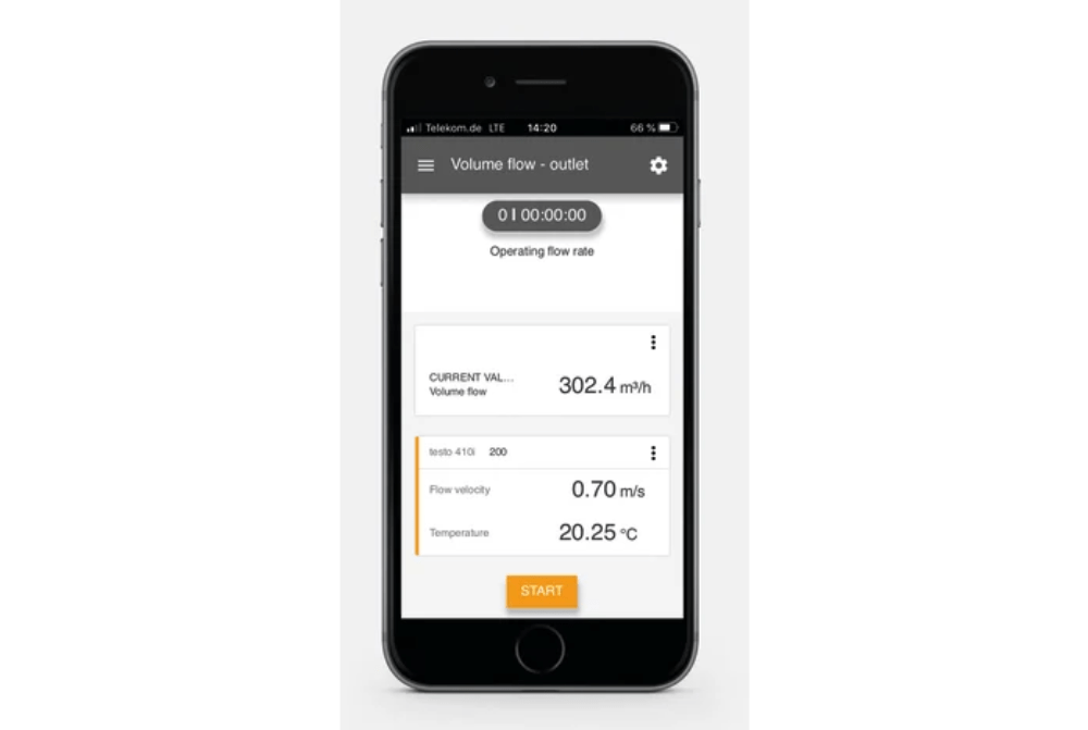 testo 410i - anemometro a elica Bluetooth con App - immagine 3