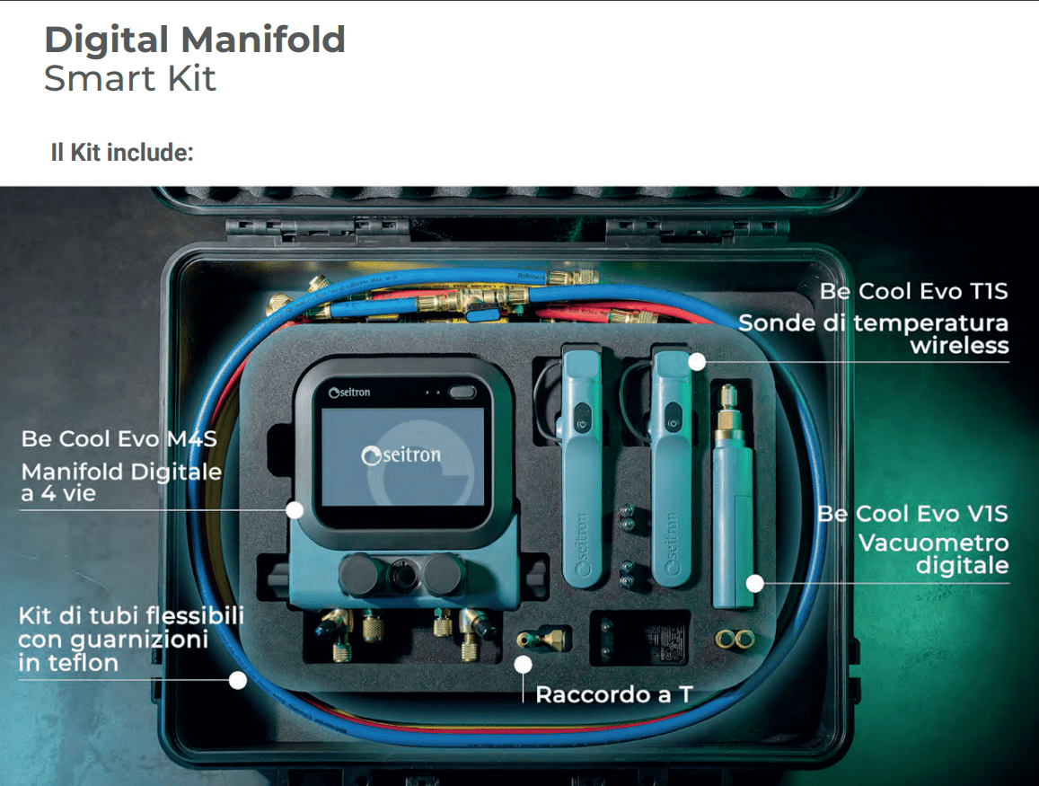 Be Cool Evo Smart Kit GRUPPO MANOMETRICO DIGITALE SEITRON EVO - immagine 2